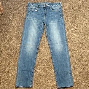 American Eagle Outfitters Women's Blue Skinny Jeans
